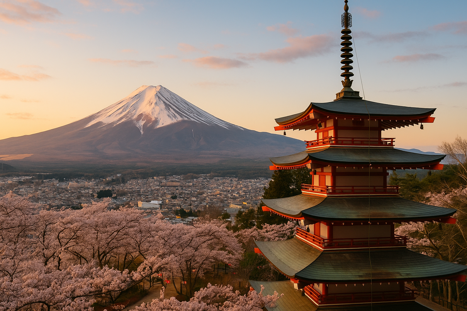 Japan Cherry Blossom Tours by Golden Vacations India – Tokyo, Kyoto, Mt. Fuji & More